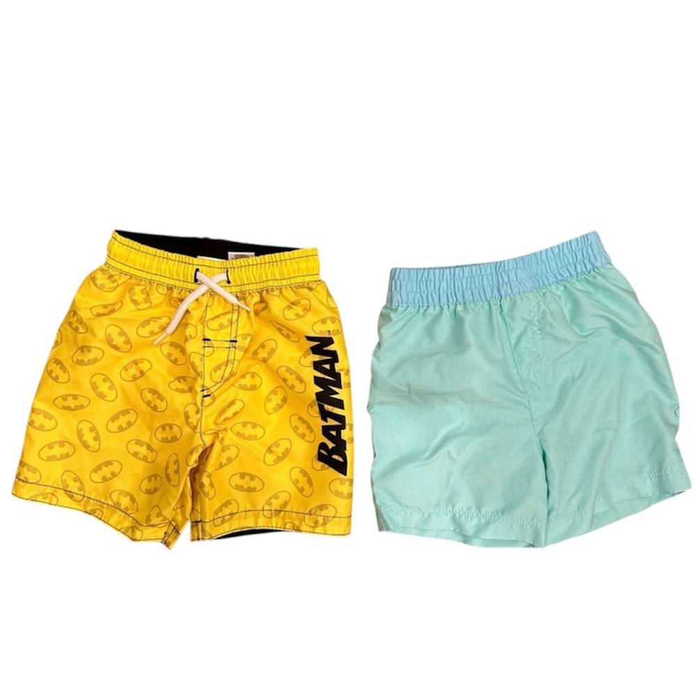 Batman/Wonder Nation toddler boy Swim trunks shorts (B7)